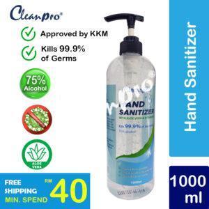 Cleanpro hand sanitizer 1000 ML front - 1+ icon