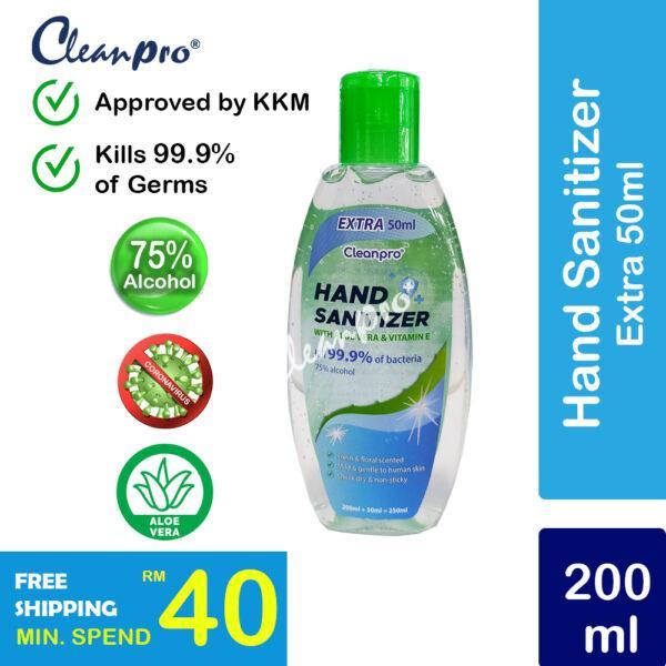 CLEANPRO hand sanitizer 250 ML front - 1+ icon
