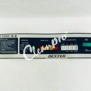 DEXTER SPARE PART (6-DEX-62-038) DEXTER P.C.BOARD STICKER - T 350 CODE : 9412-156-001 for LAUNDRY PARTS