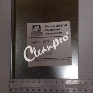 DEXTER SPARE PART (6-DEX-63-006) DEXTER UPPER DAMPER INSIDE DUCT EXHAUST CODE: 9125-007-001 for LAUNDRY PARTS
