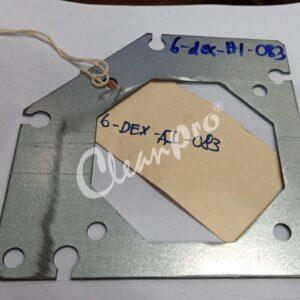 DEXTER SPARE PART (6-DEX-AI-083) DEXTER PLATE, MOTOR MOUNTING (SWD) CODE : 9452-766-001 for LAUNDRY PARTS