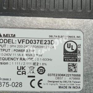 DEXTER SPARE PART (6-DEX-AI-111) DEXTER VFD DELTA DRIVE 208-240 VOLT CODE: 9375-028-024 for LAUNDRY PARTS