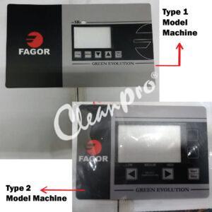 FAGOR SPARE PART (6-FAG-13-001) FAGOR STICKER FAGOR STACK SERF-SERVICE DRYER CODE: 12140259 / DO1BH07412 for LAUNDRY PARTS