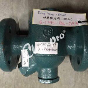 6-CPH-B6-097 DUMP VALVE - DN20- LIJU CHINA (FOR STEAM GENERATOR MODEL : CP-PZ1.0)