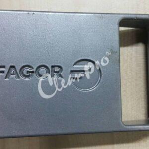 6-FAG-42-016 (R) FAGOR HANDLE WITH LOGO ( FOR ALL MODEL ) CODE : 12000752 / P 640502000 SECOND HAND
