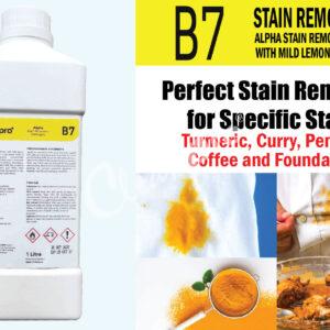 CPH STAIN REMOVER TURMERIC, CURRY (4-CPH-8E-042) ALPHA STAIN REMOVER KUNYIT, KARI (B7) 1LITRE/BOTTLE for LAUNDRY